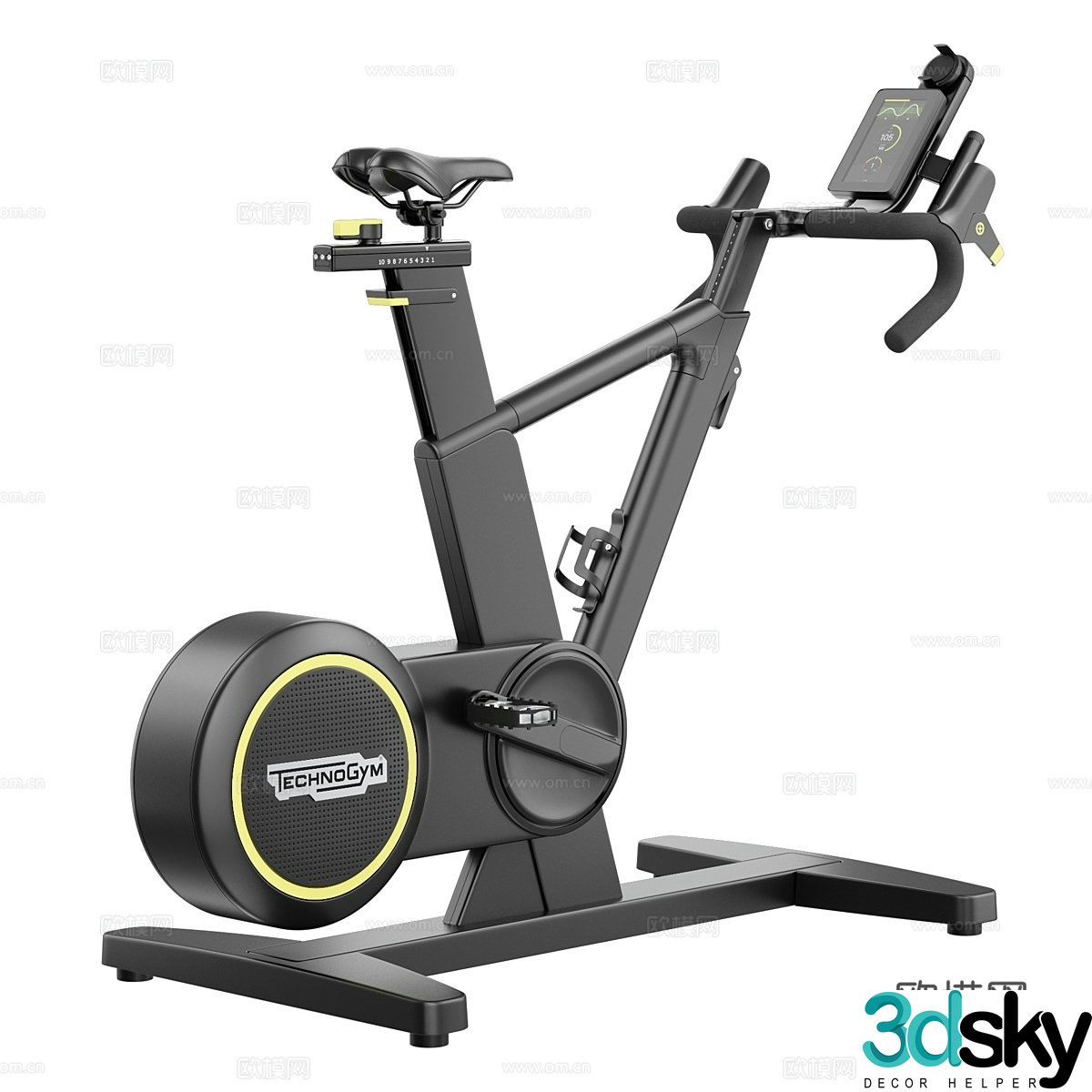 Technogym Skill Bike3d模型