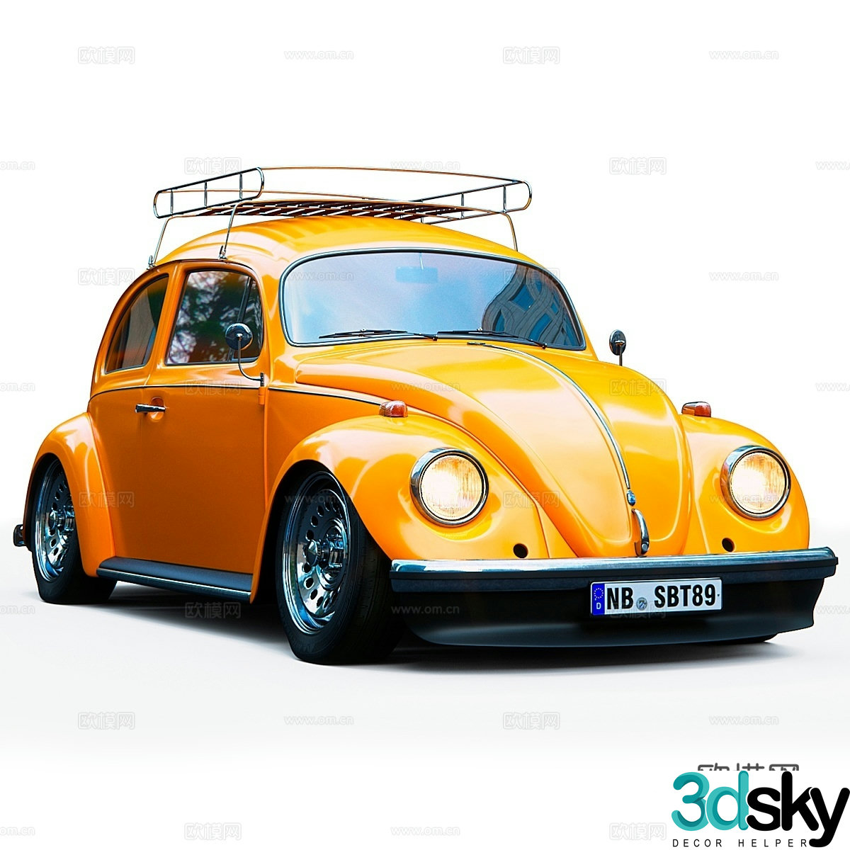 Volkswagen beetle 3d model