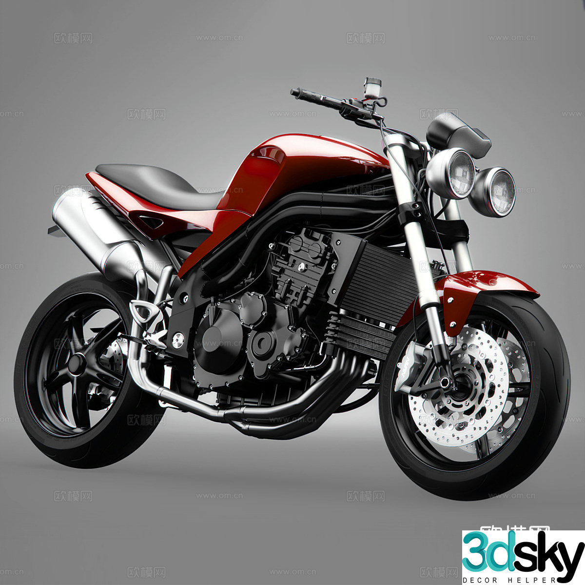 motorcycle 3d model