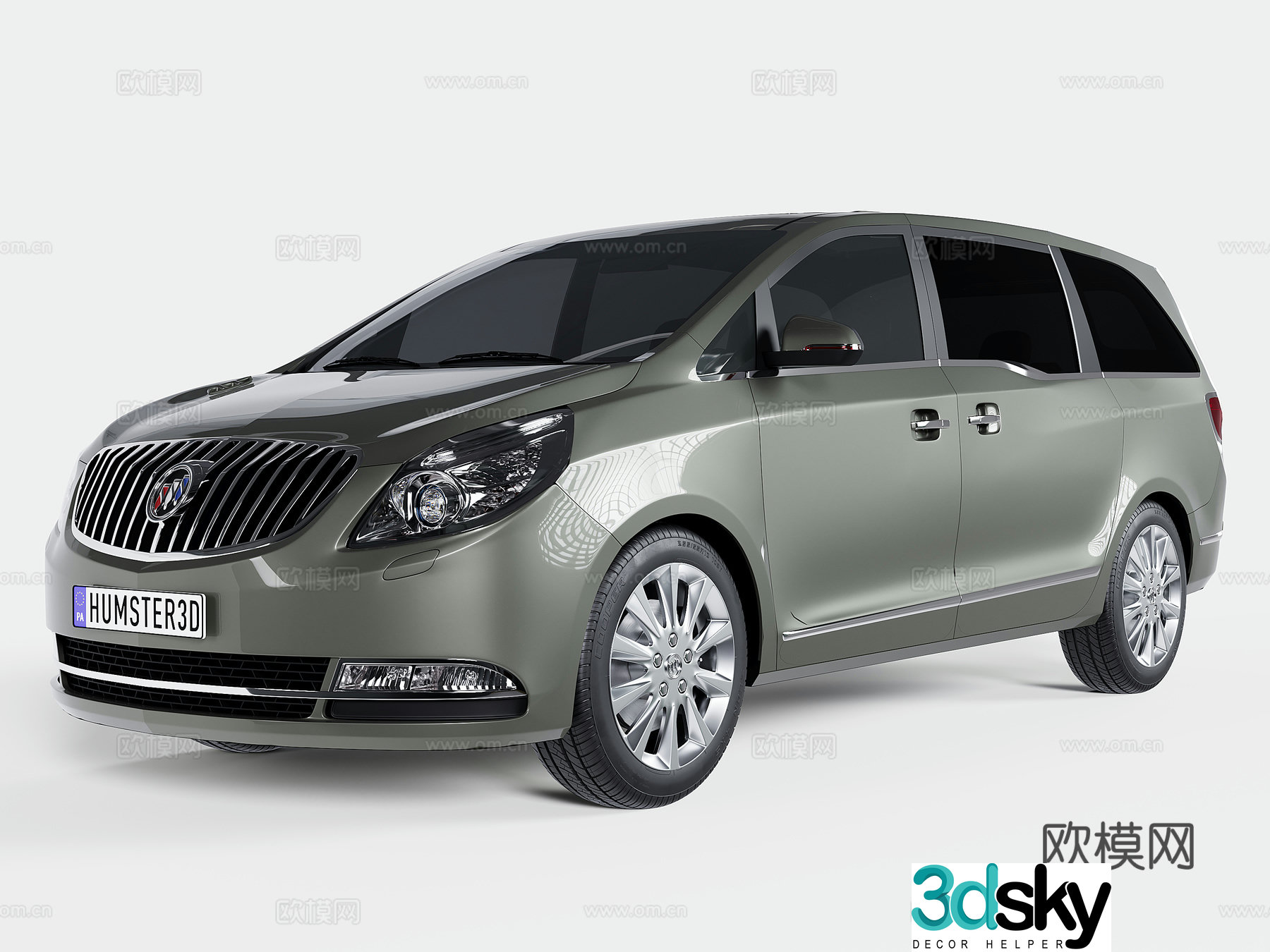 Buick GL8 2011 Buick GL8 2011 3d model