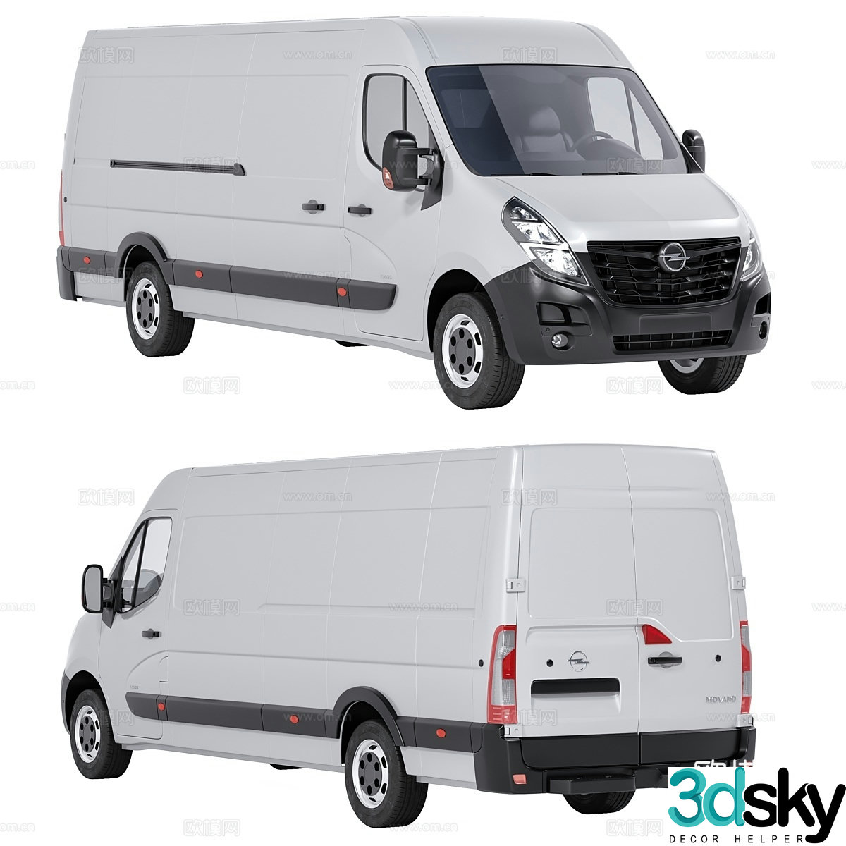 Opel Movano 3d model