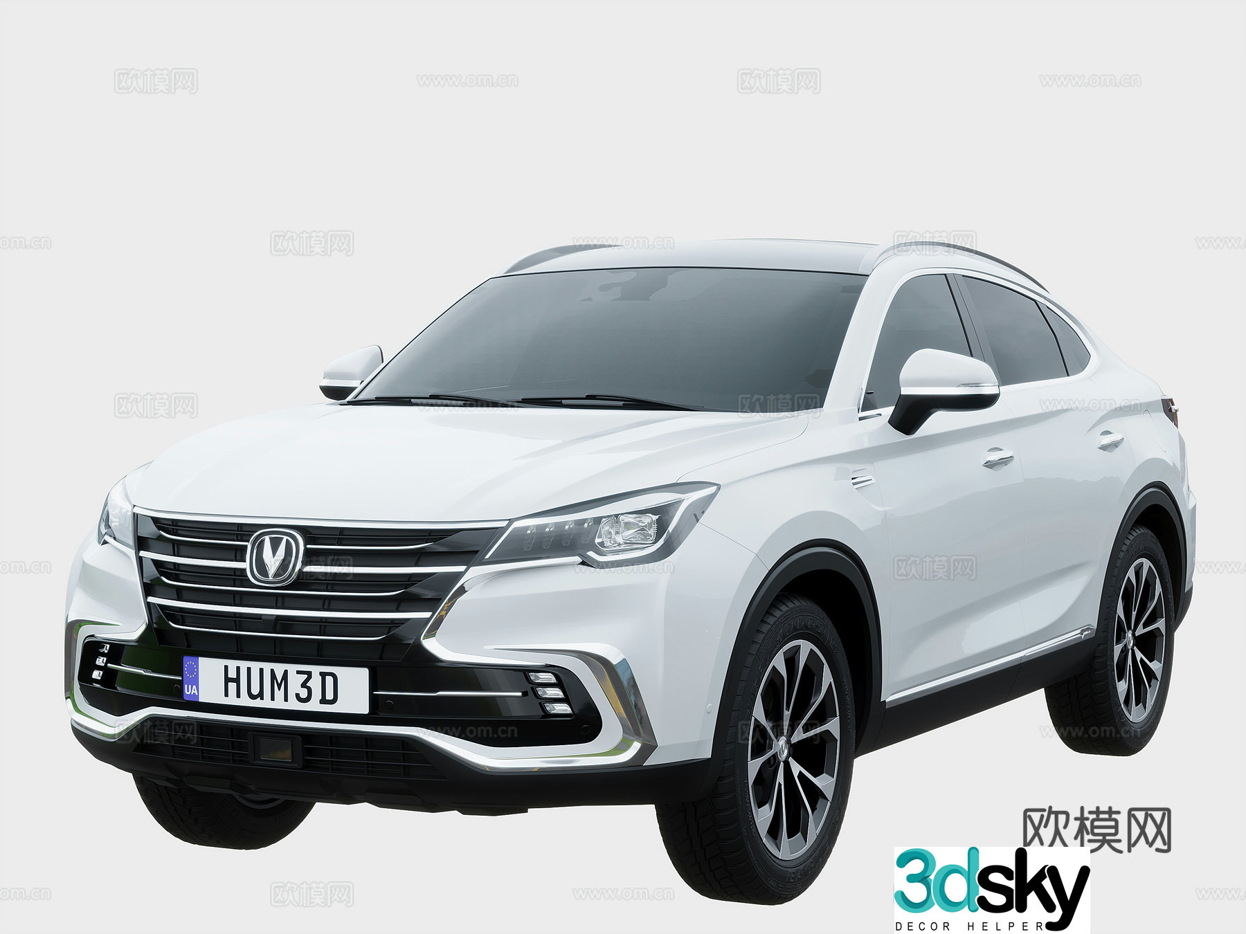 Changan CS85 Coupe 2019 Changan CS85 3d model