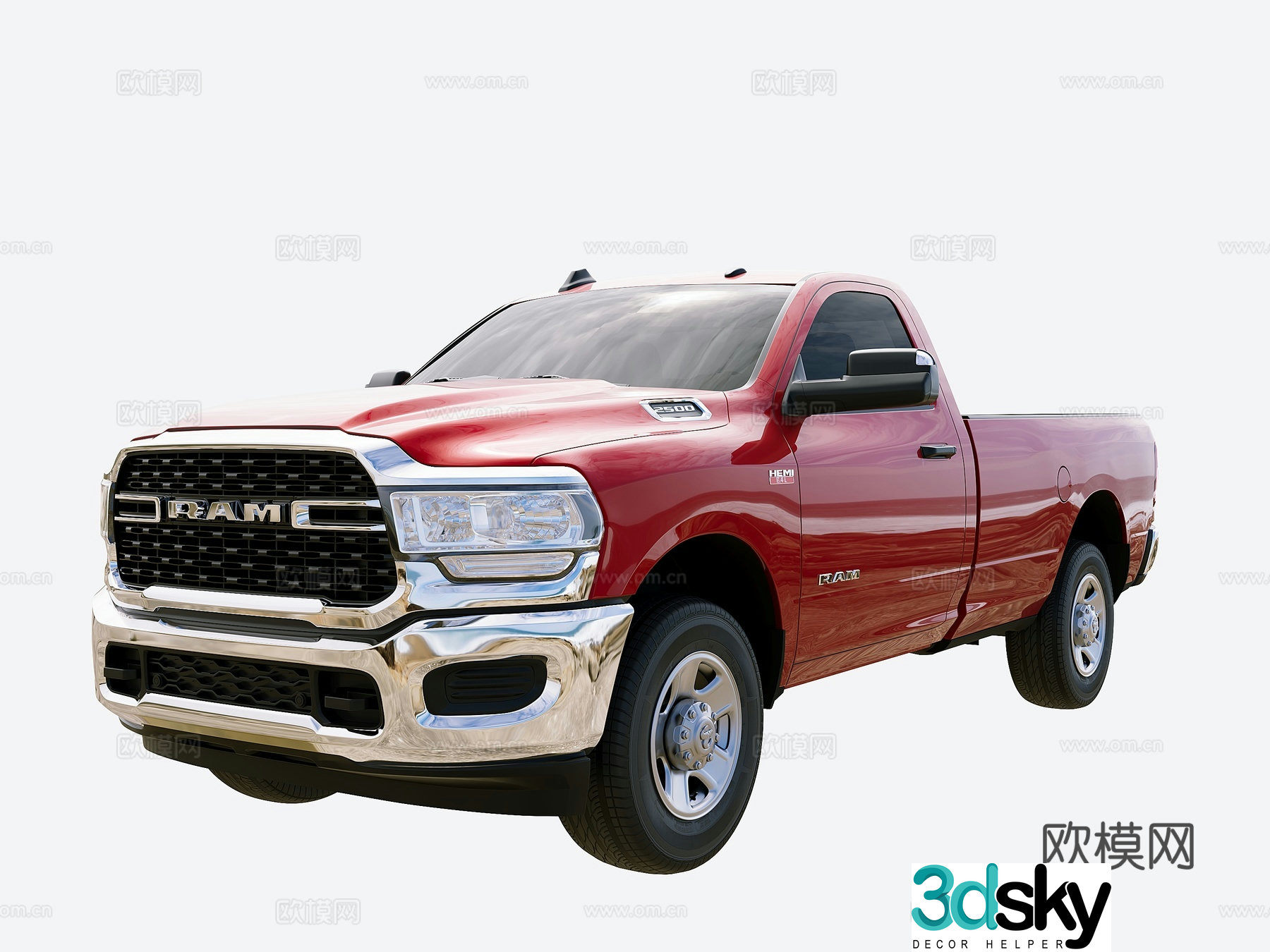 Ram 2500 bighorn 2022 ram 25003d model