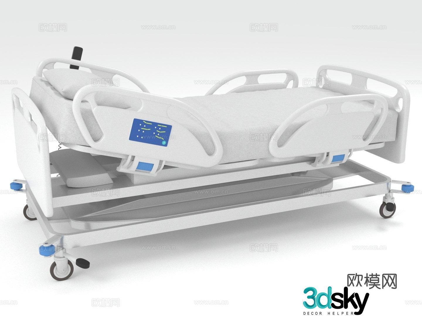 hospital bed medical bed nursing bed electric hospital bed hospital bed 3d model
