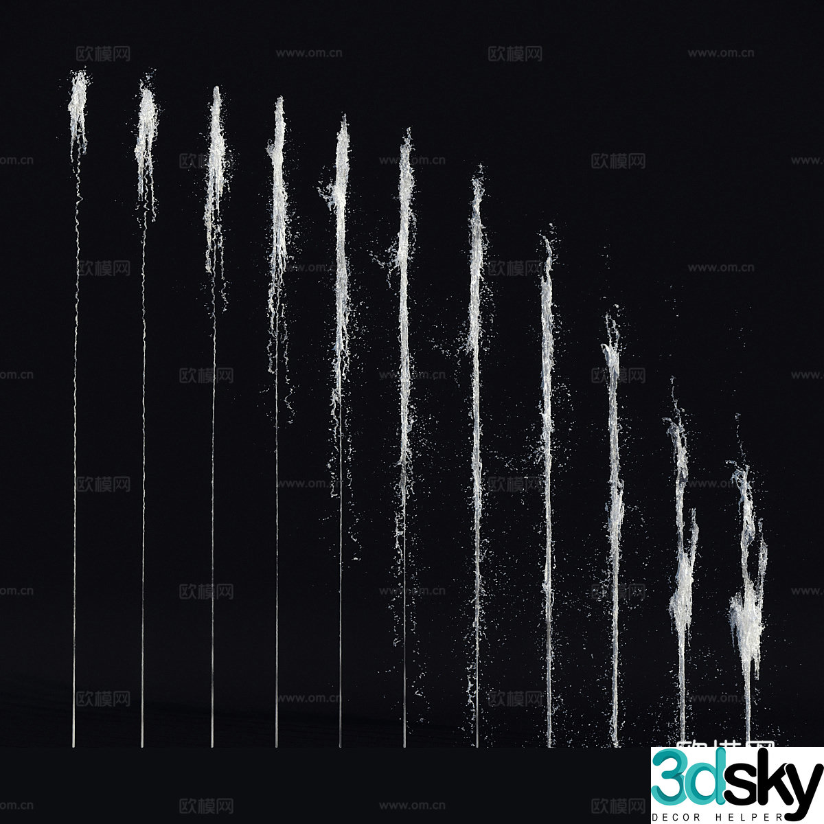 fountain 3d model