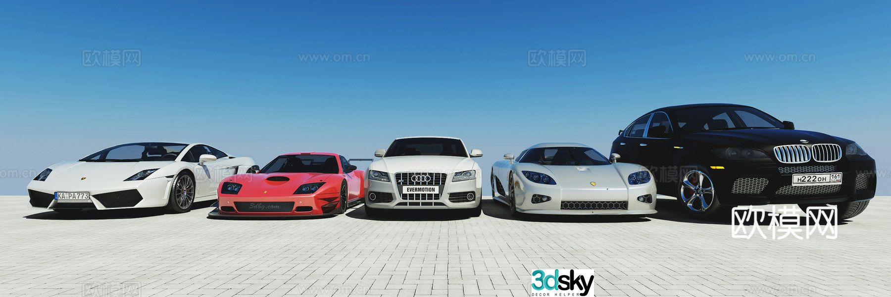 Other high-end car models 3D models
