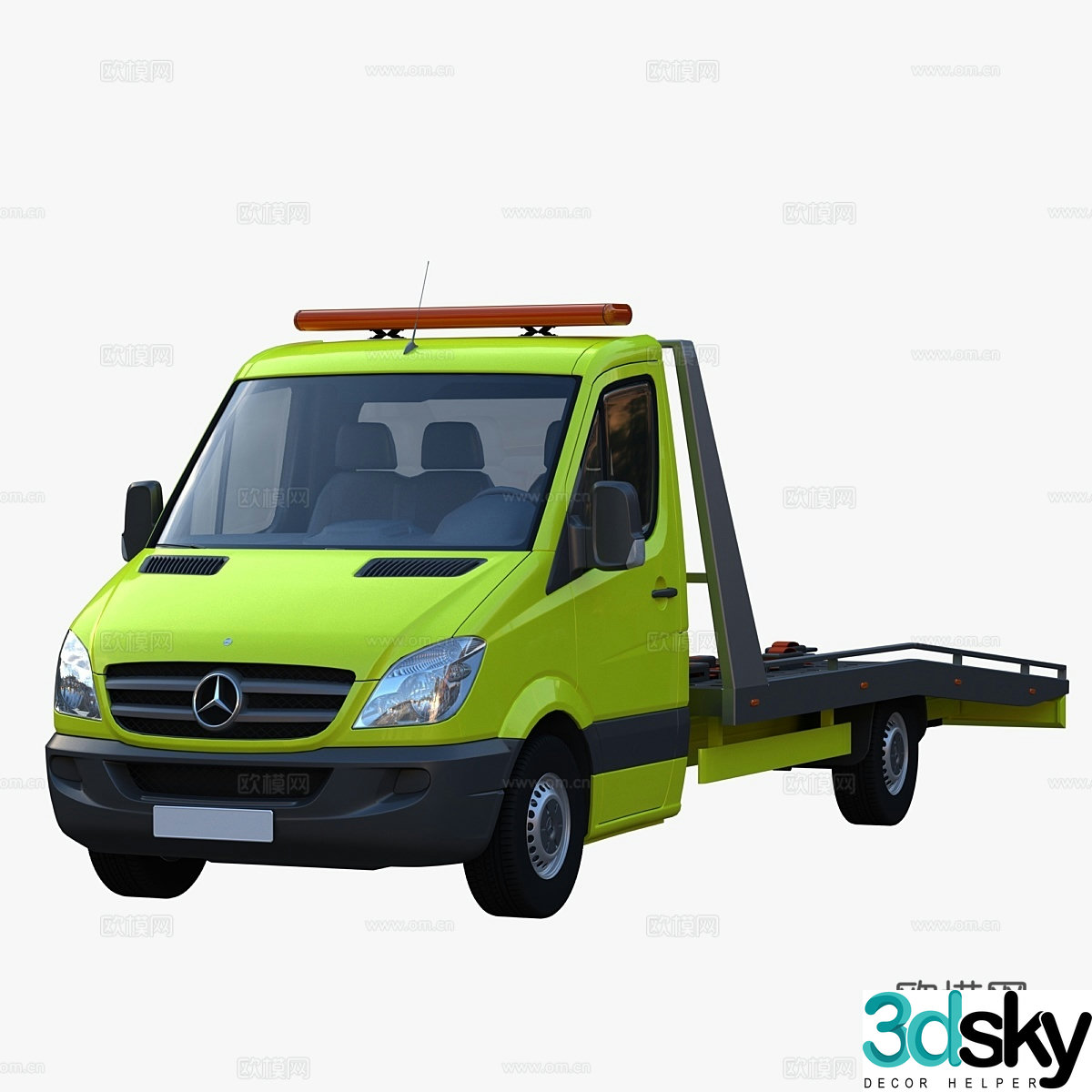 Sprinter trailer 3d model