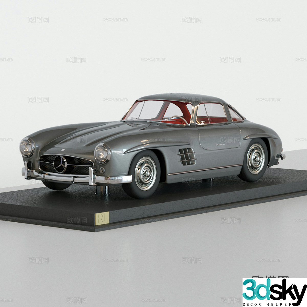 Car model ornaments 3D model