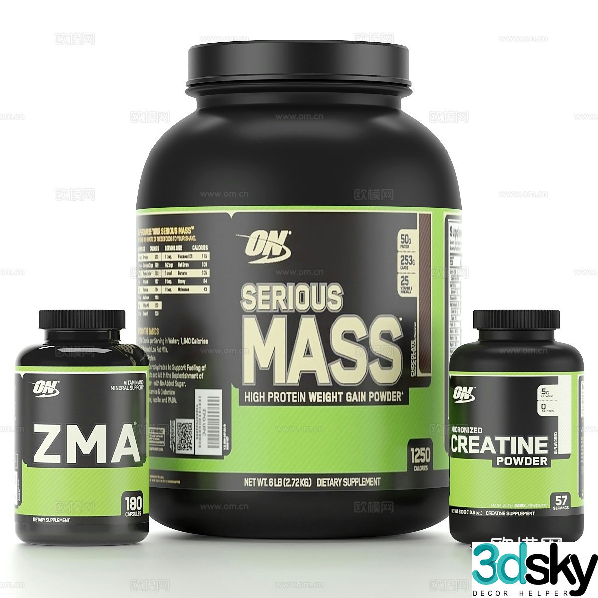 cratin & serious mass & zma supplementary 3d model