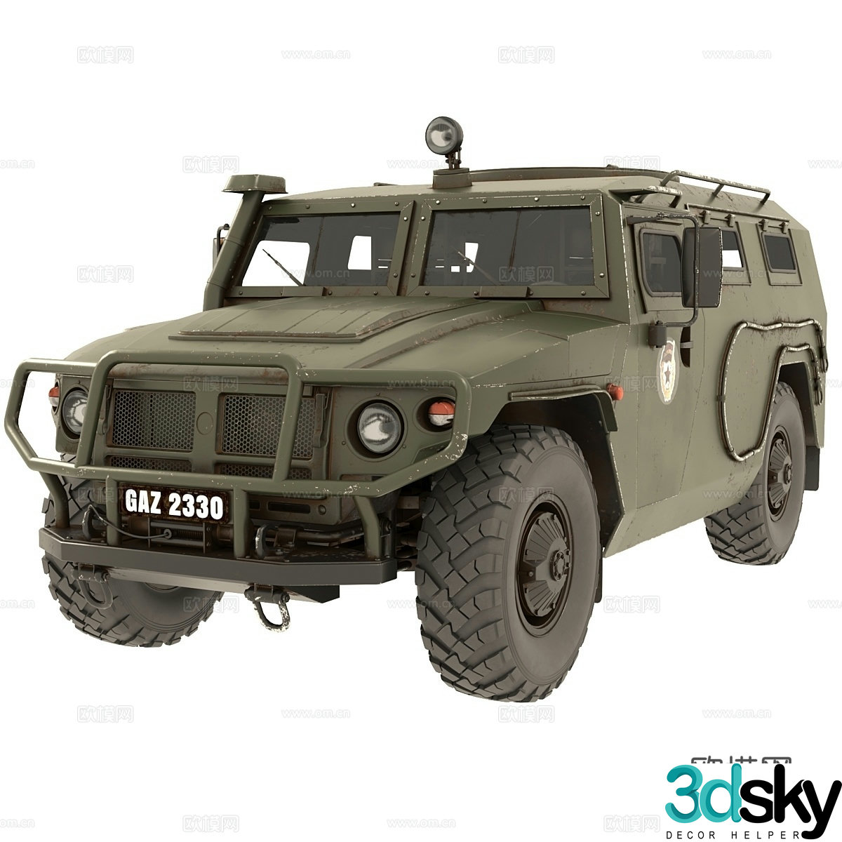 Gaz 2330 Tiger 3d model