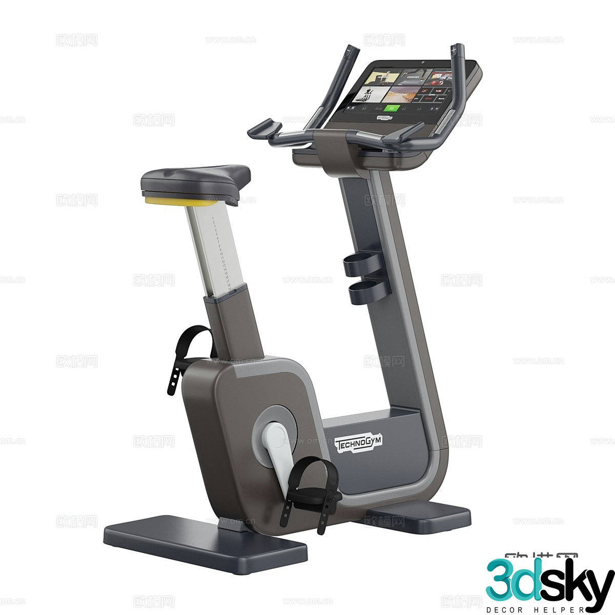 Technogym Artis exercise bike 3d model