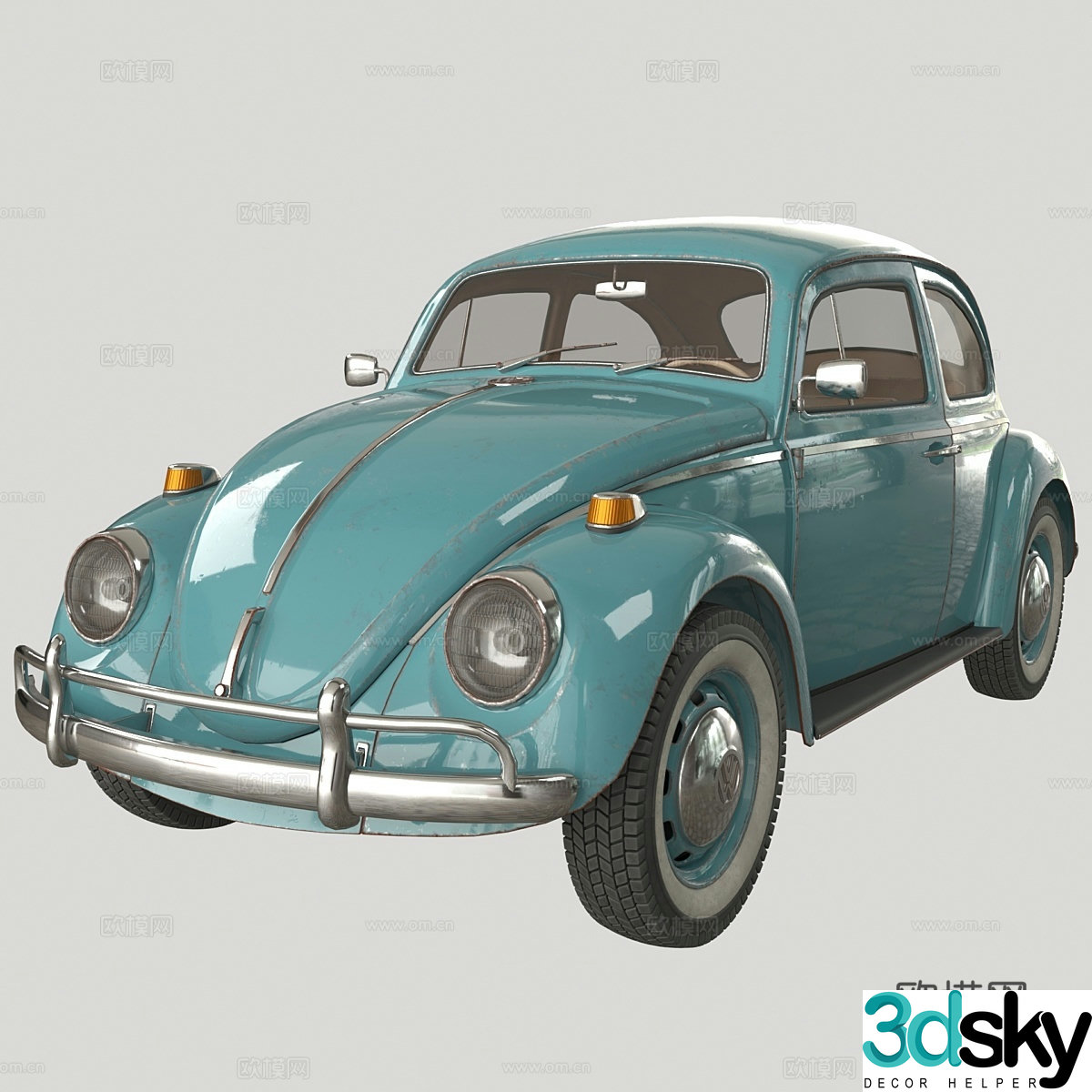 Volkswagen beetle 3d model