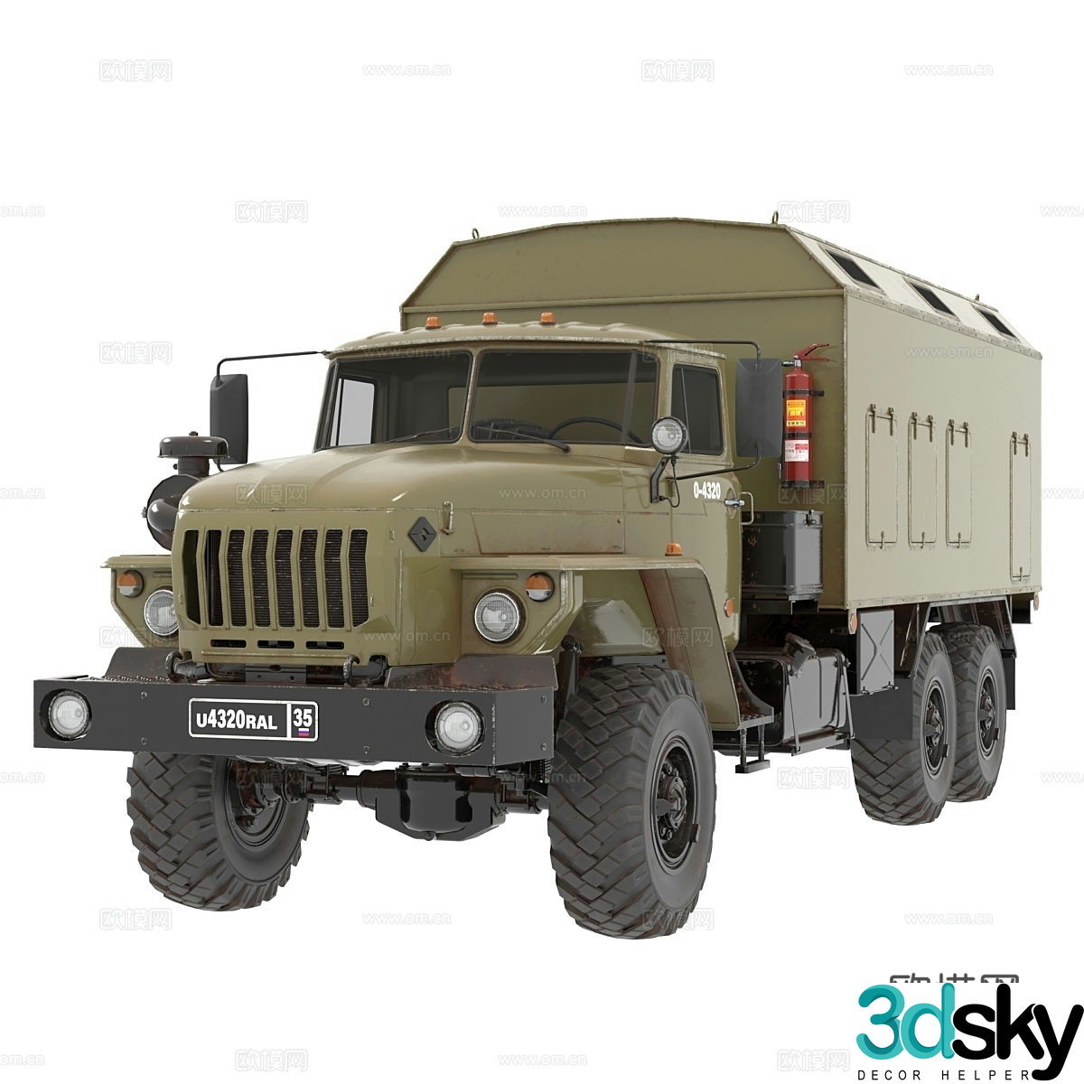 Urals 43203d model