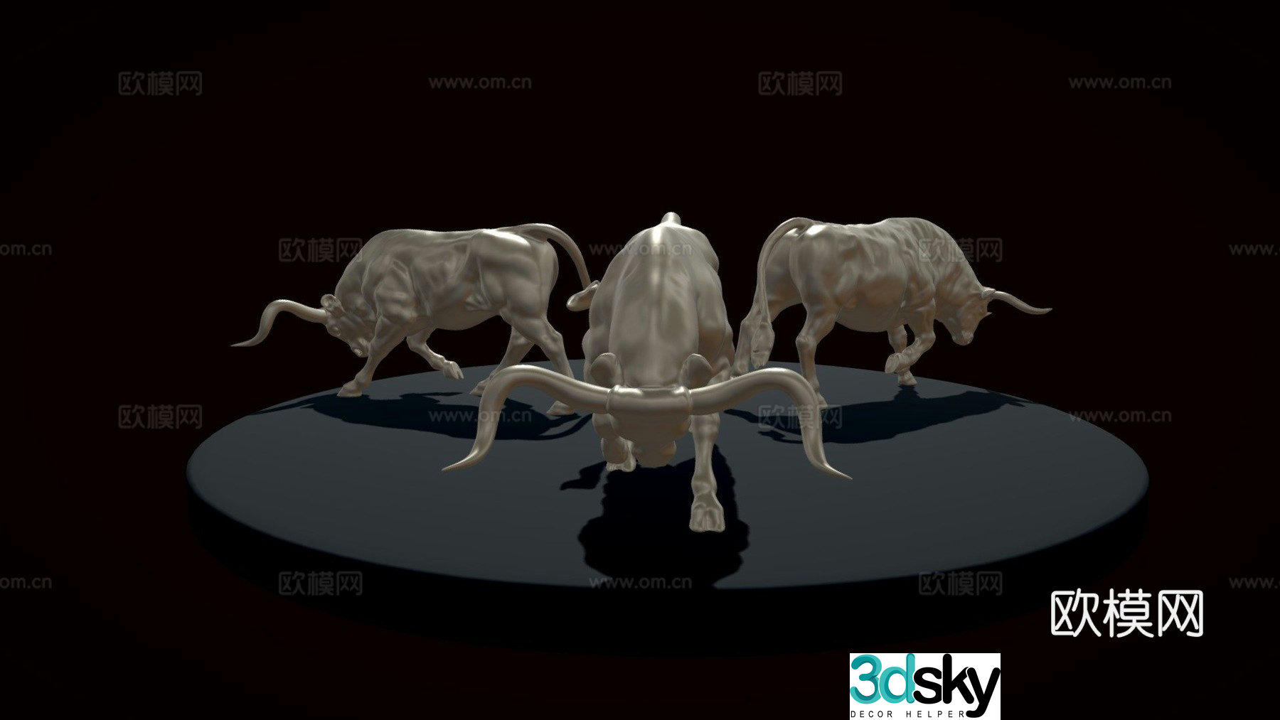 bull 3d model