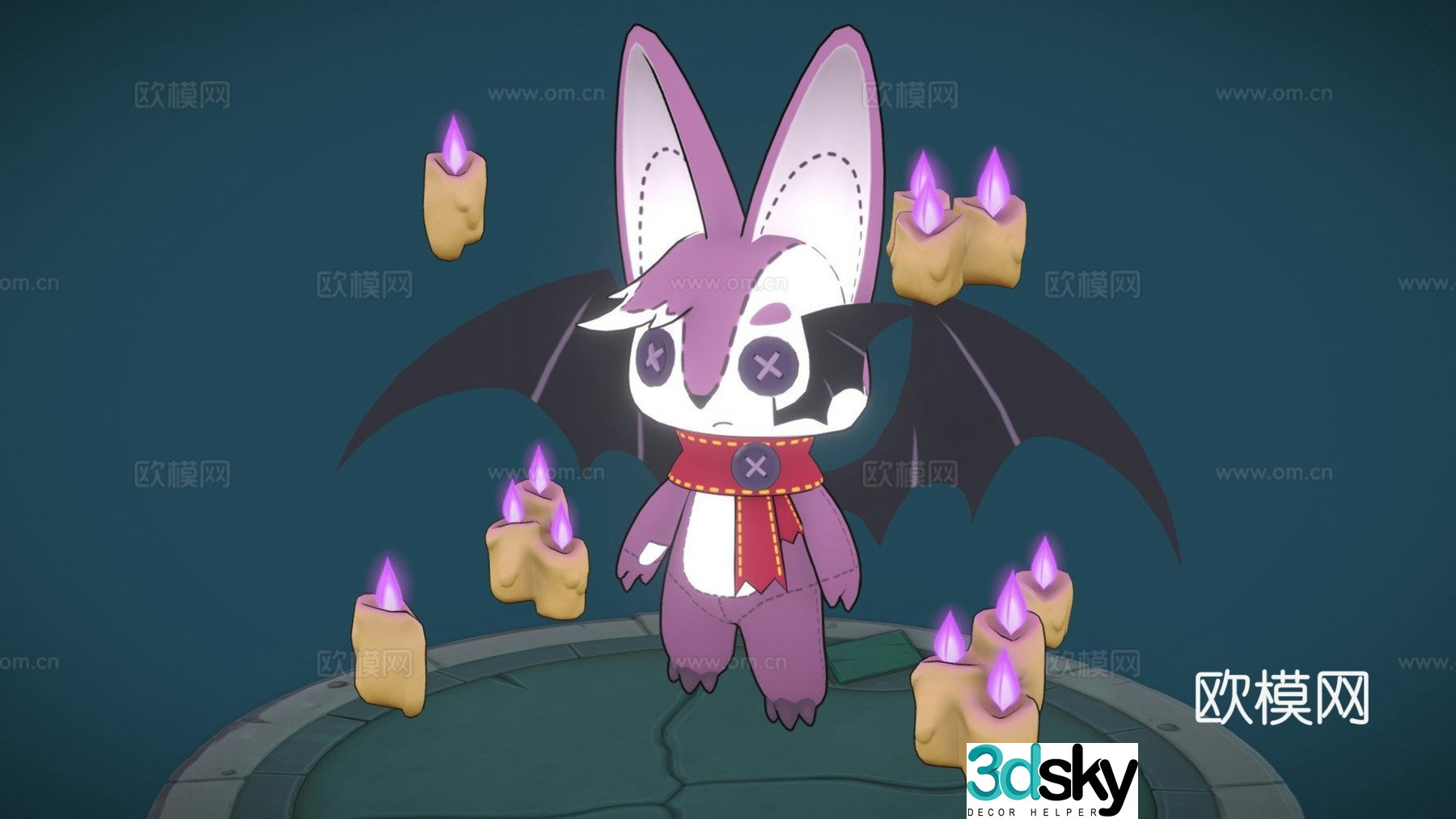 Shadow Plush 3d model