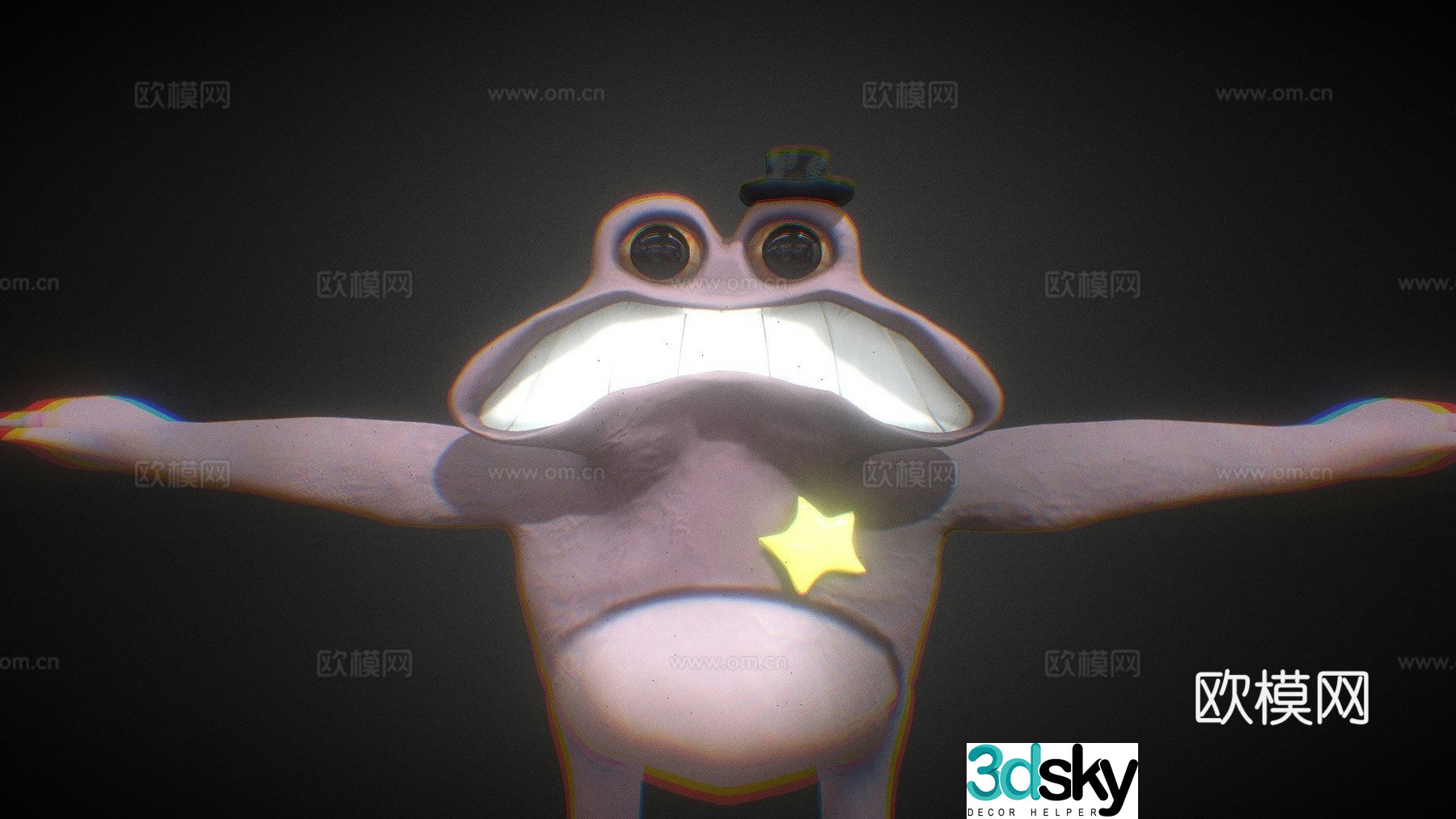 Bamban Garden 7-Frowning Sheriff Toddster 3d model
