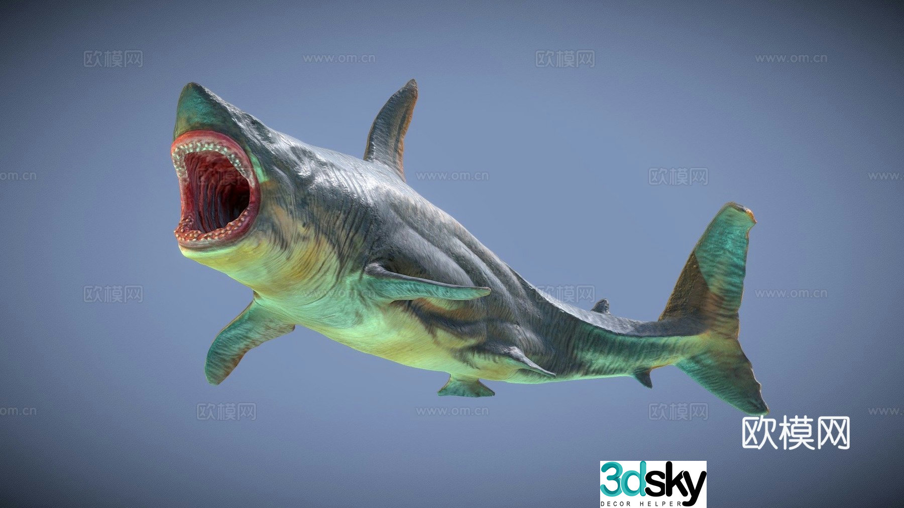 Megalodon toy 3d model