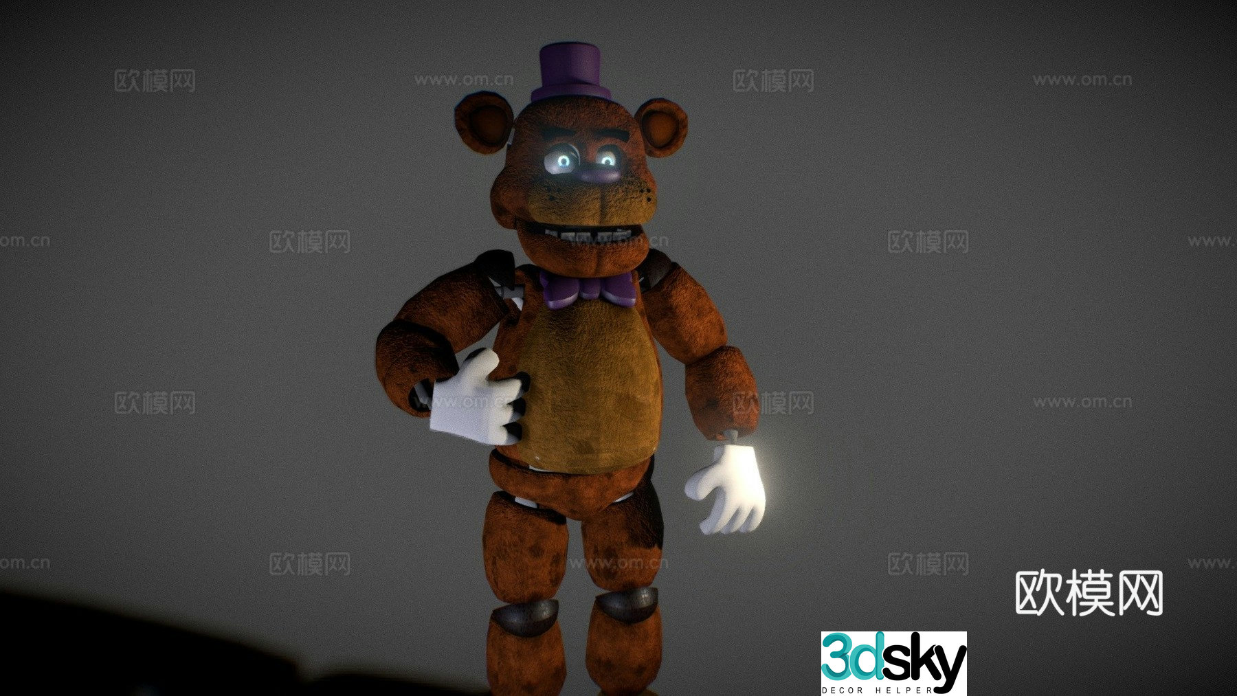 Classic Freddy Fazbear 3d model