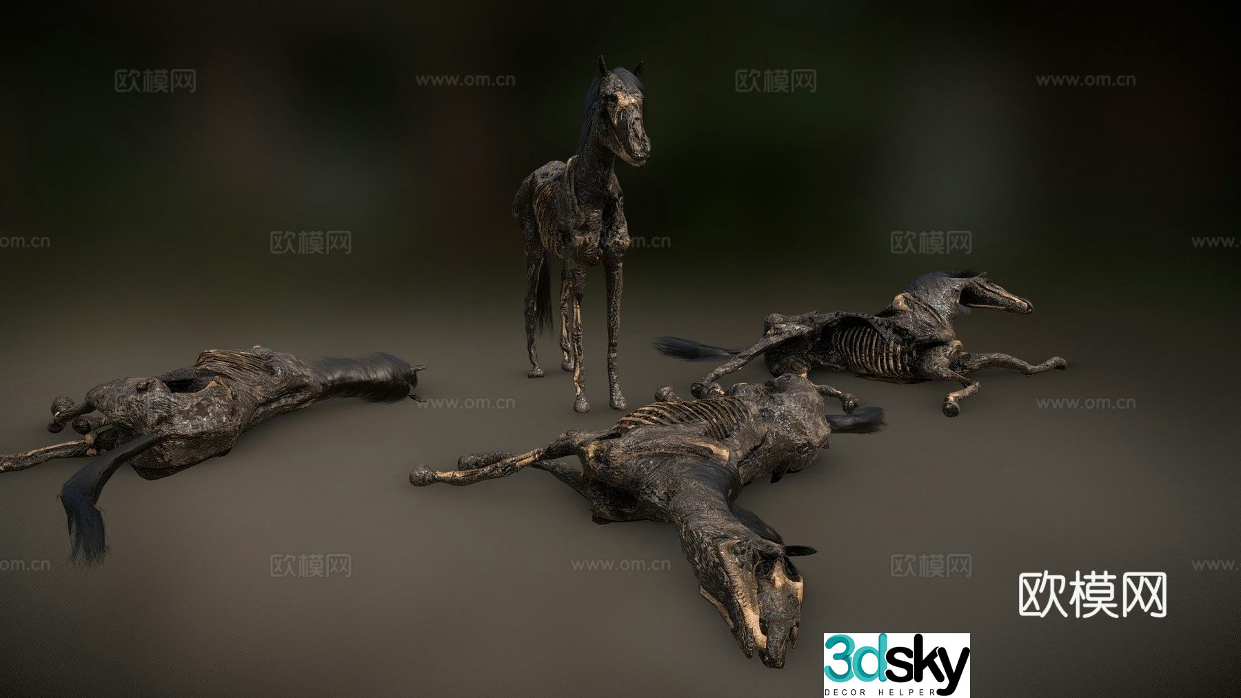 dead horse 3d model