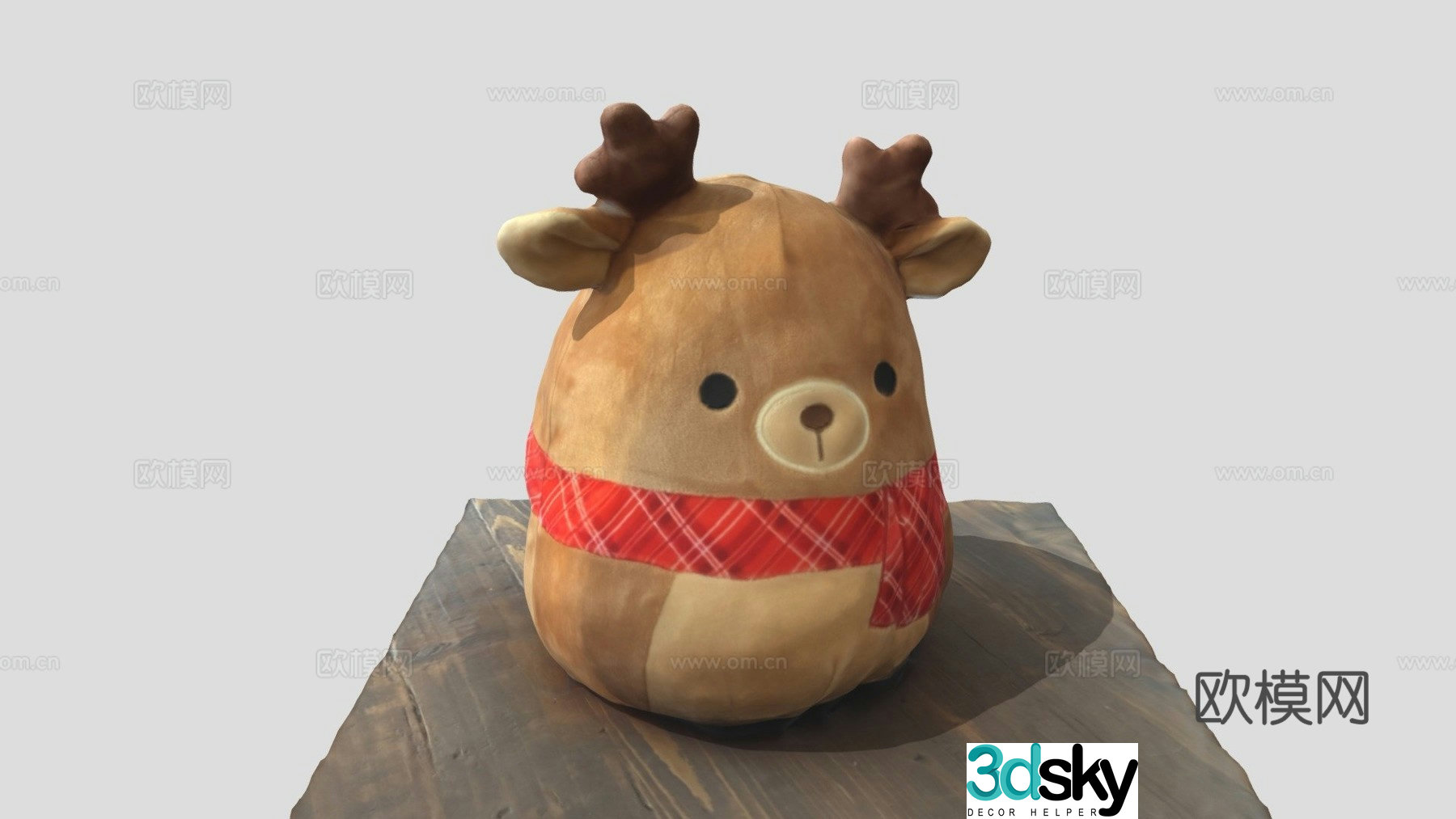 Reindeer doll 3d model