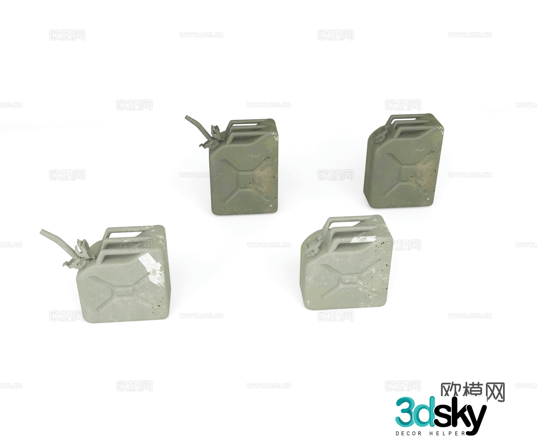 Gasoline barrel oil barrel 3d model