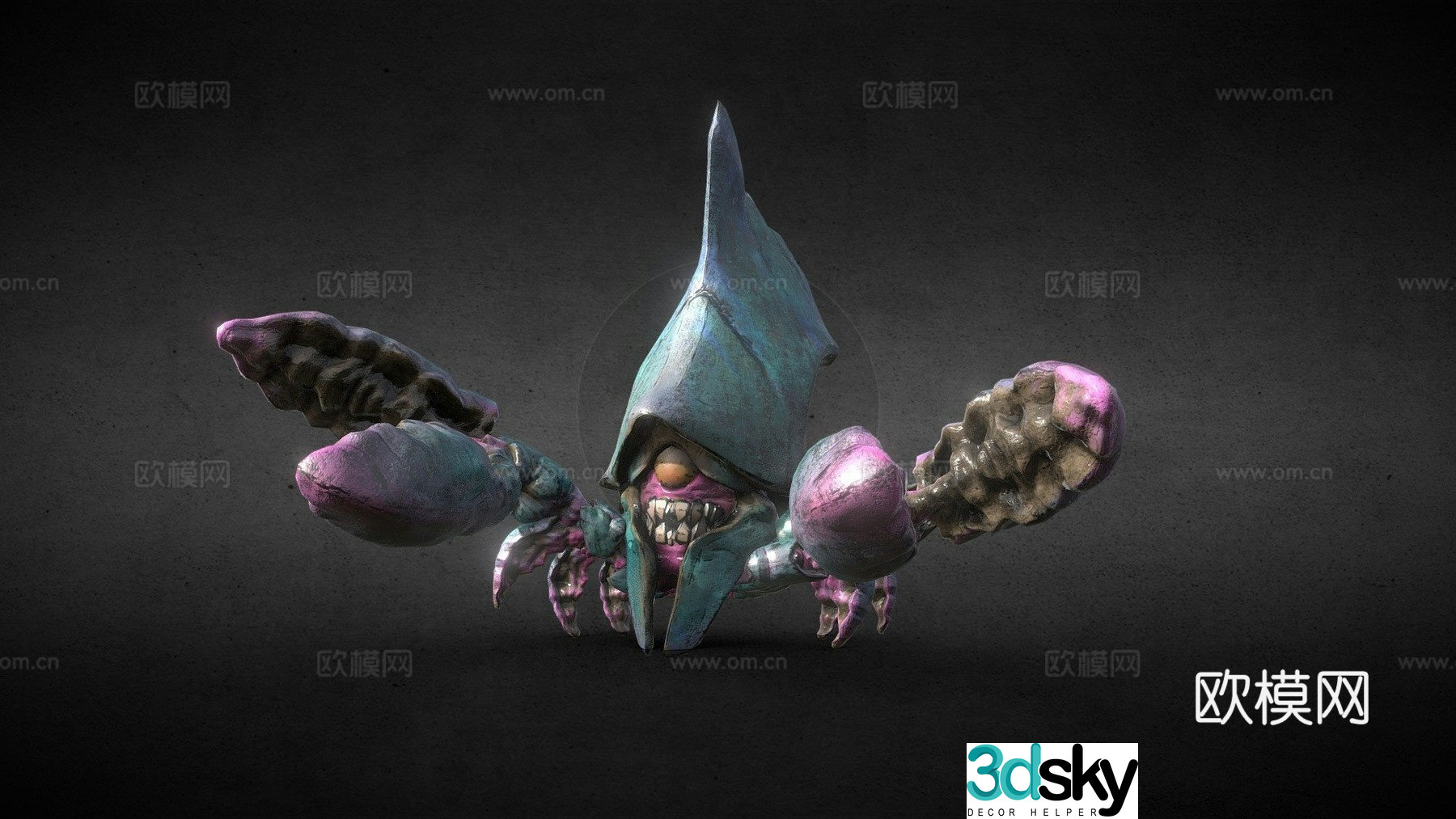 Biobox crab 3d model