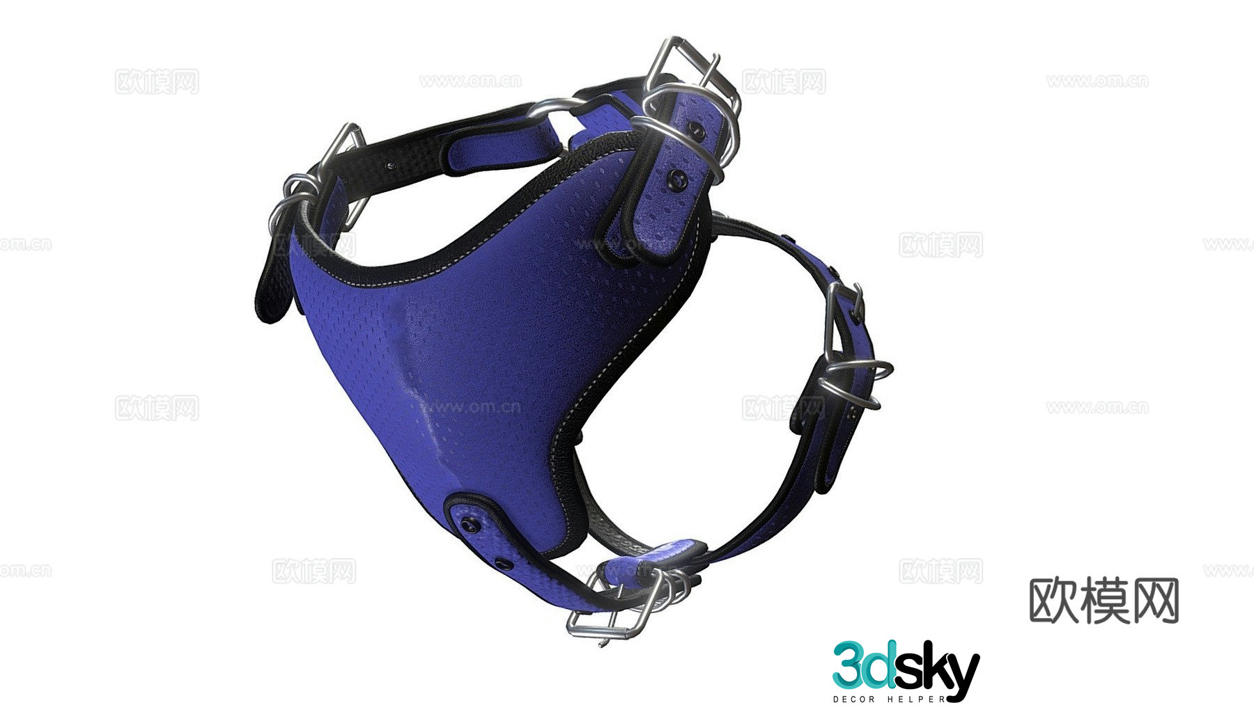 Dog harness 3d model