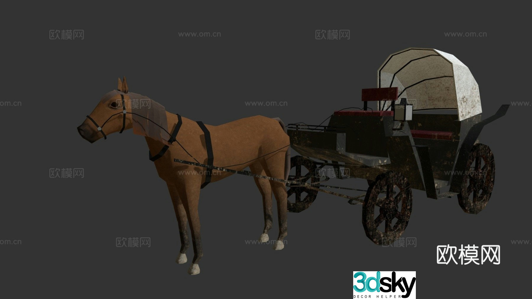 carriage 3d model