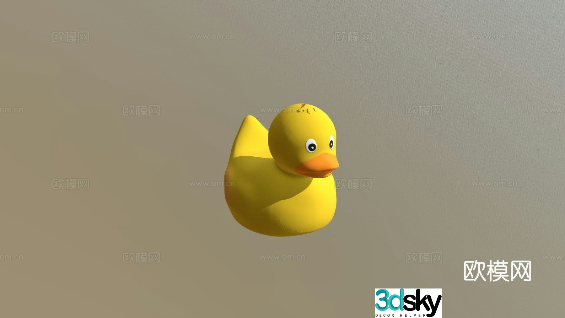 rubber duck 3d model