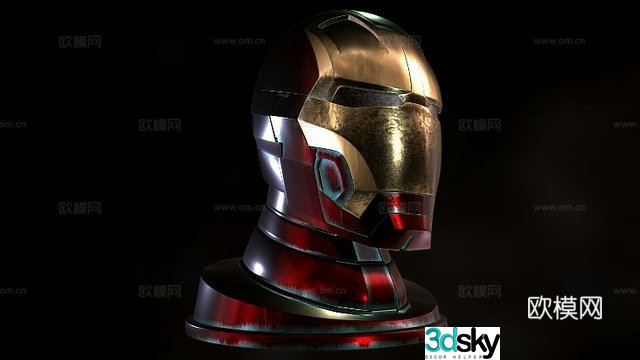 iron man oxide 3d model
