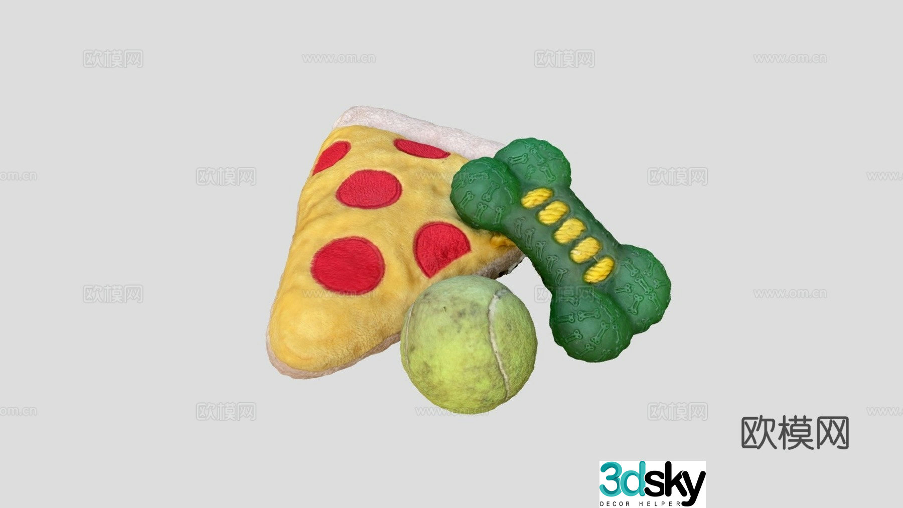 dog toy 3d model