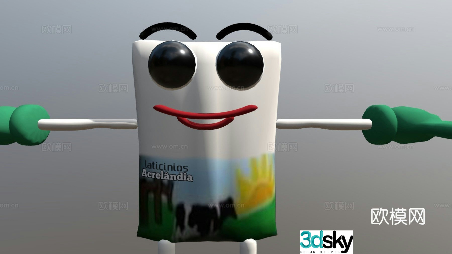 Soft belly 3d model