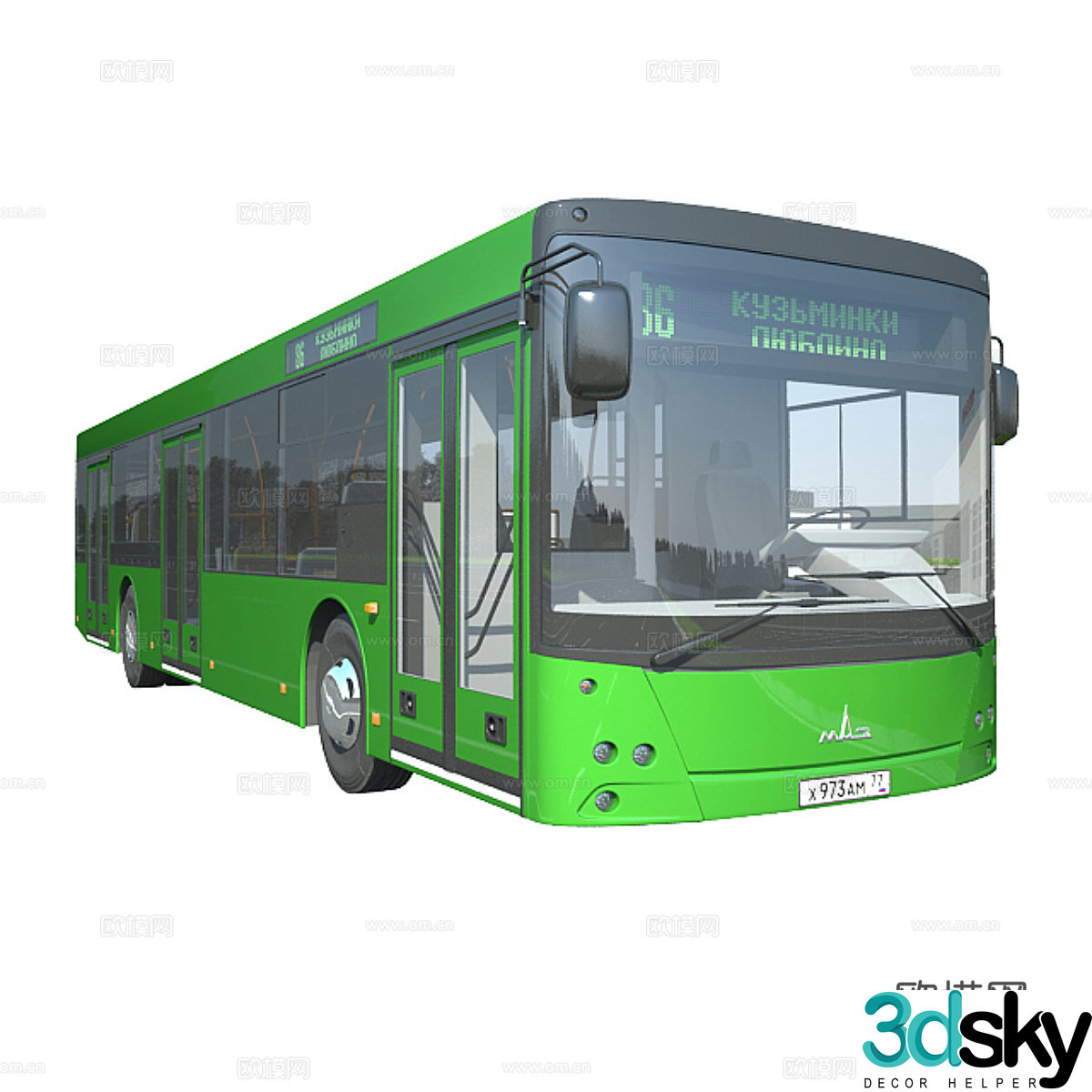 bus 3d model