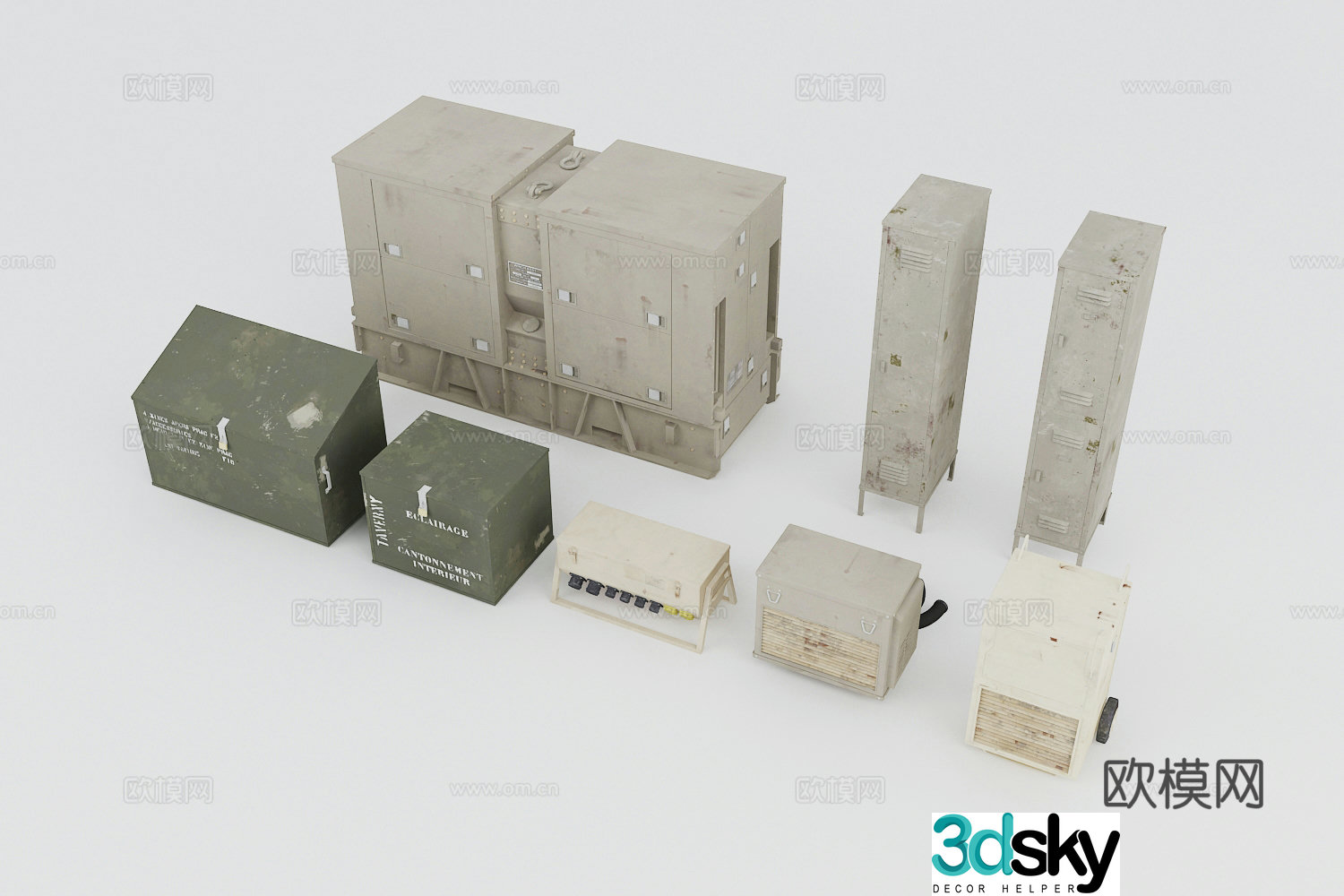 Electric box, transformer box, welding machine, iron box 3D model