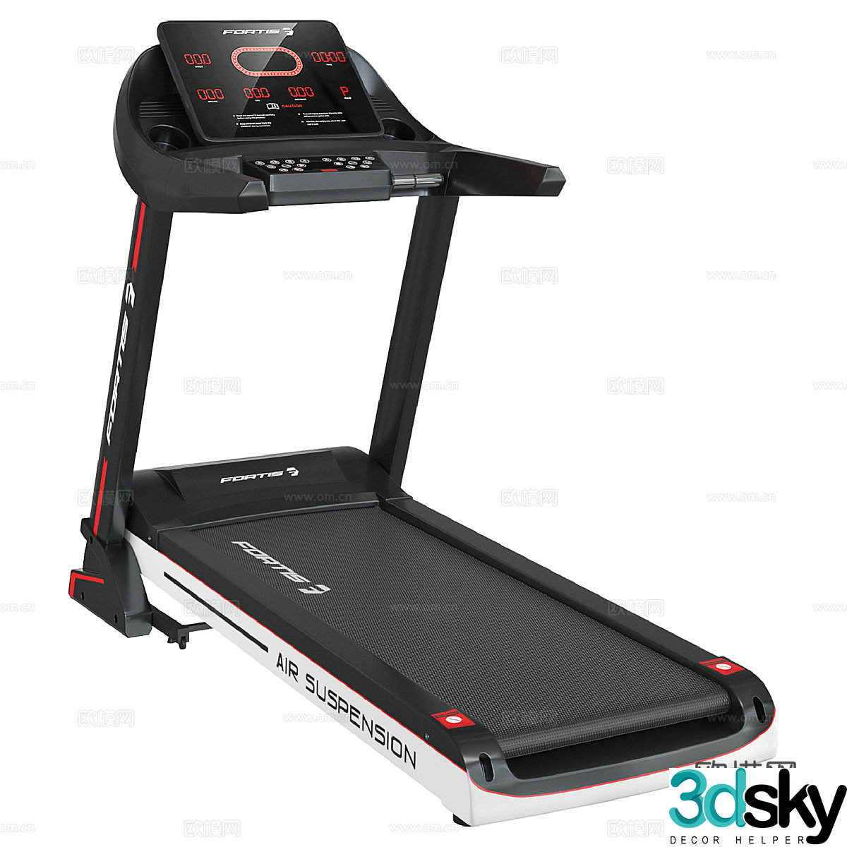 Fortis automatic treadmill 3d model