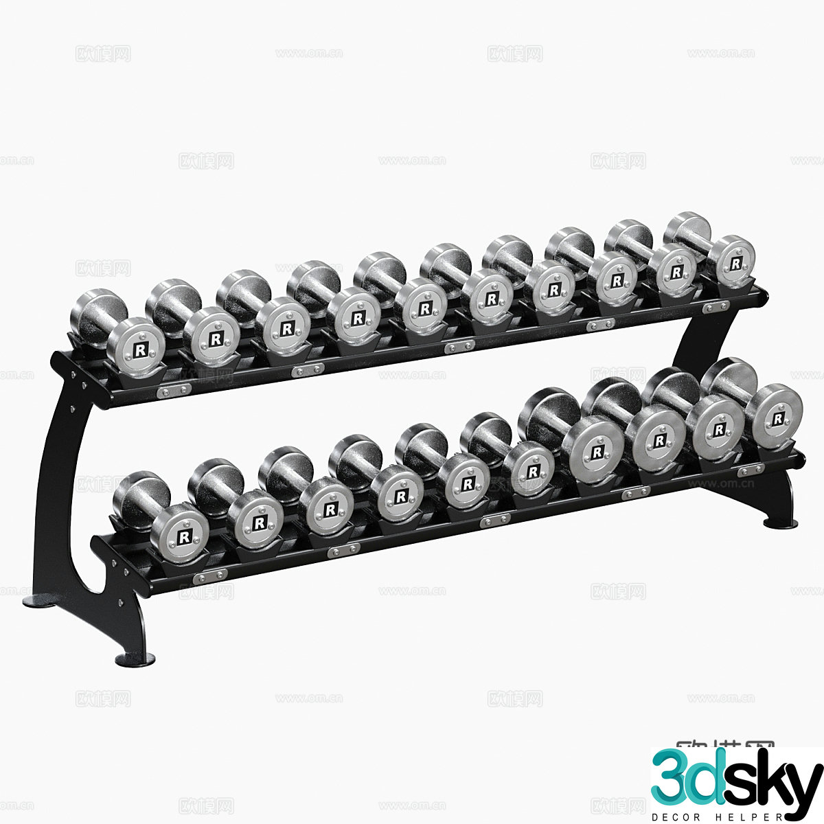 Dumbbell 3d model