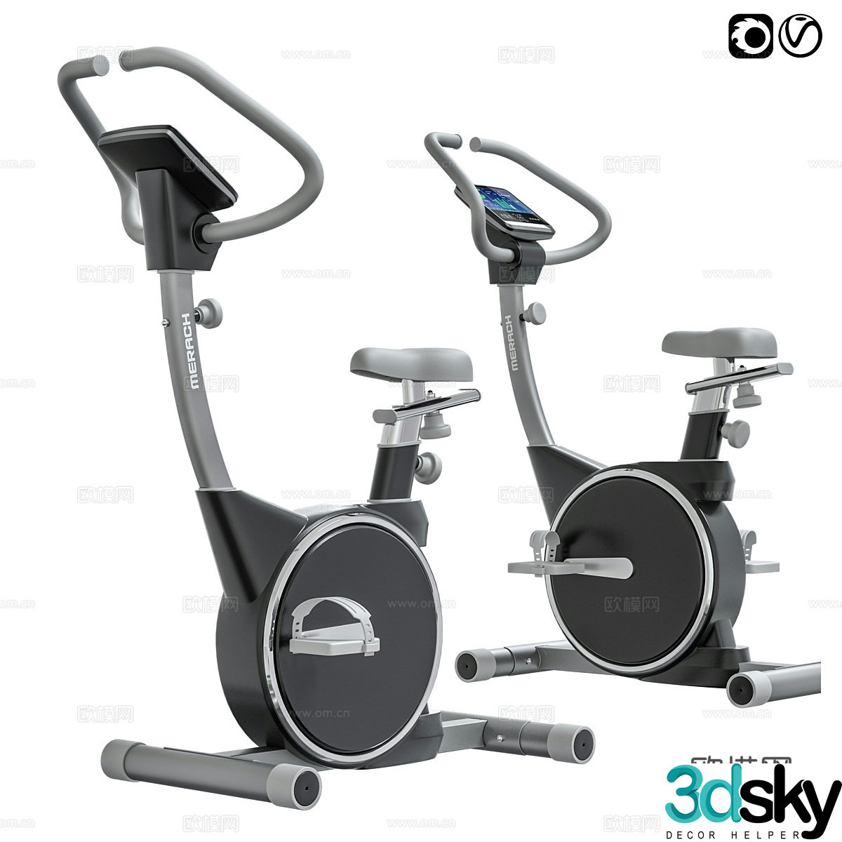 Xiaomi Merach spinning bike-black MR-6363d model