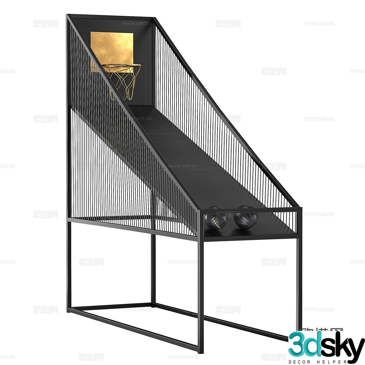 CB2 - Deluxe Basketball Game Set 3d model
