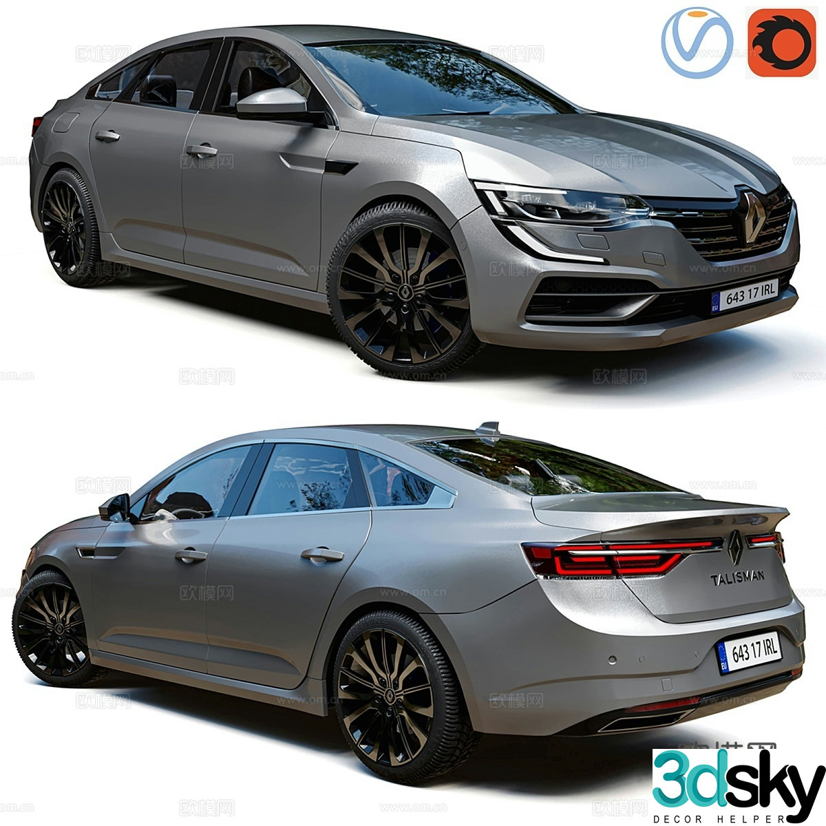 Renault Talisman 3d model