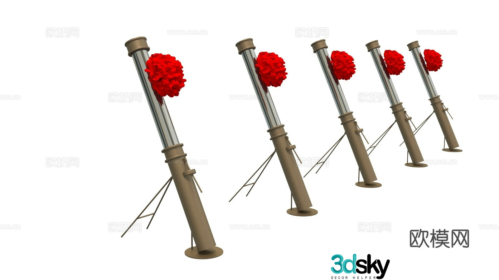 gun salute ceremonial gun salute royal salute groundbreaking ceremony gun salute 3d model