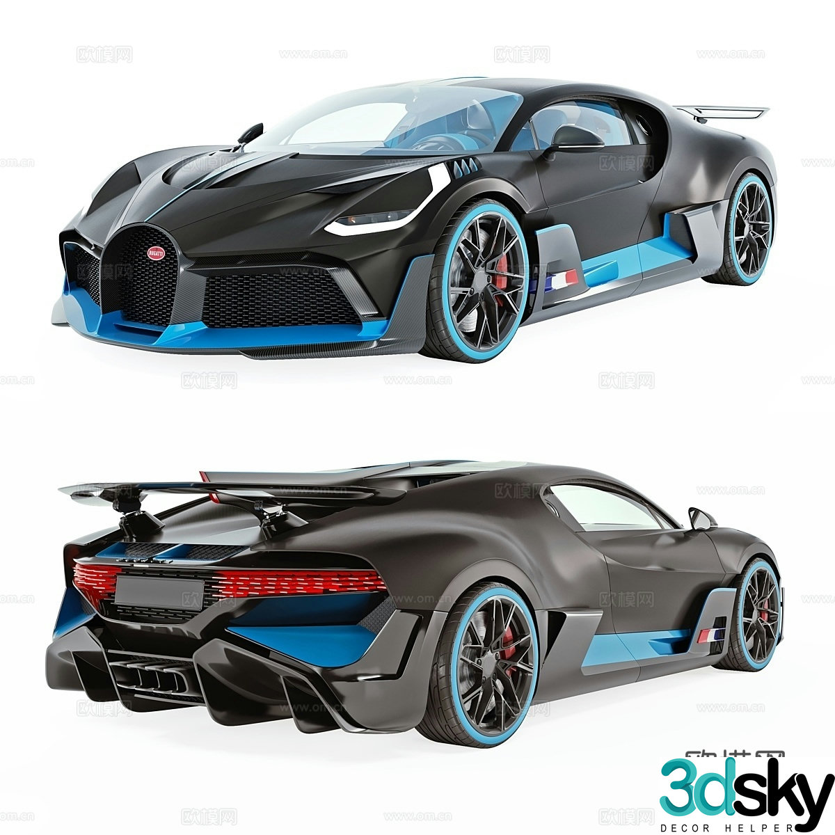 Bugatti Divo 3d model