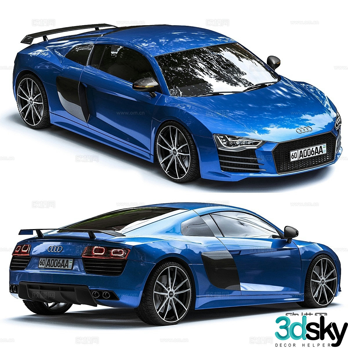 Audi R8 3d model