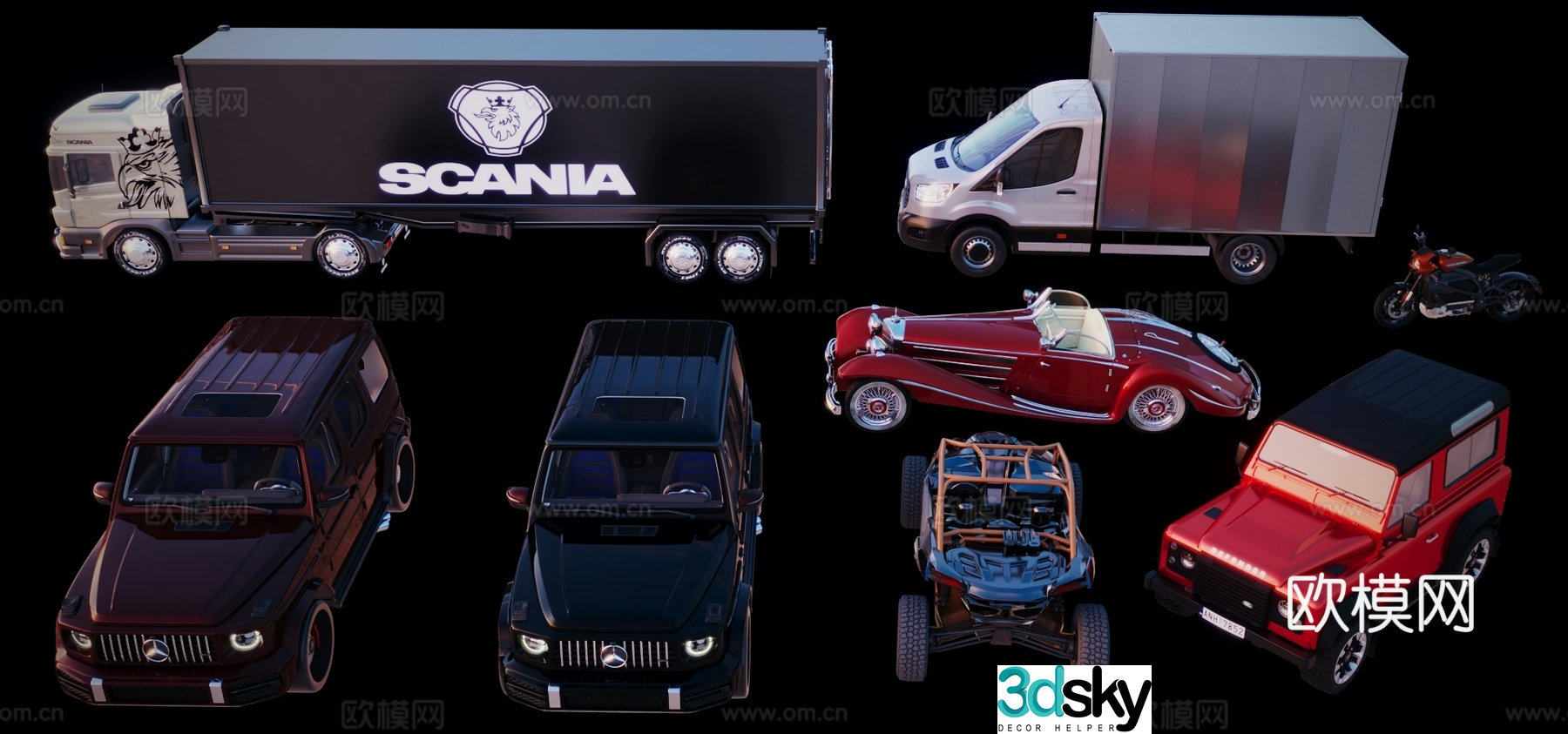 car cart 3d model