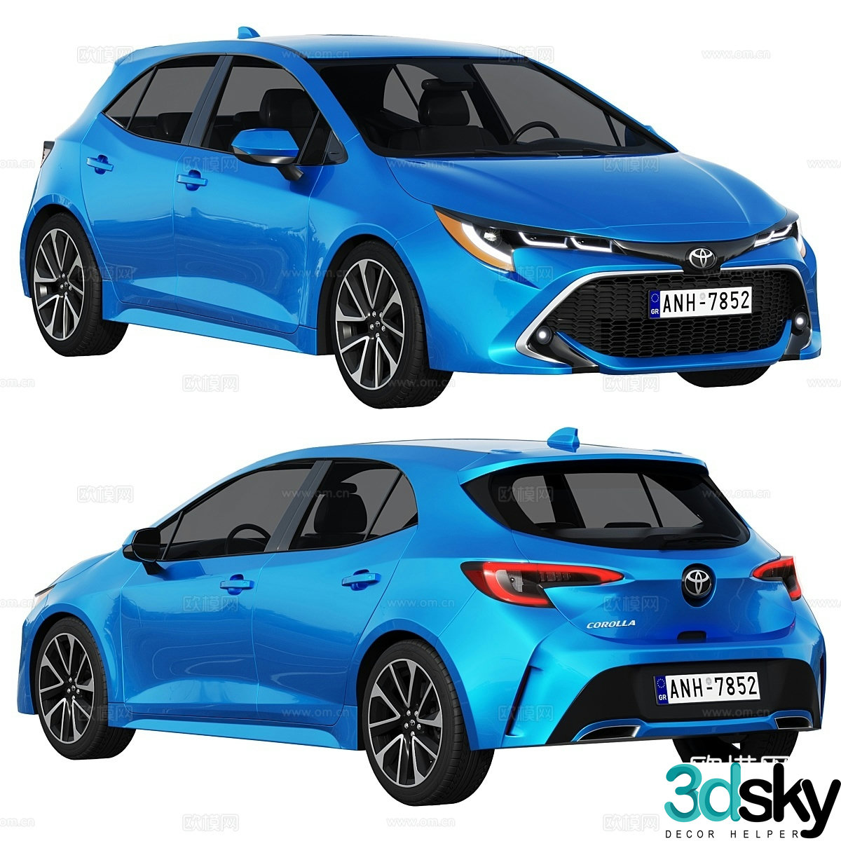 Toyota Corolla Hatchback 2021 3D model