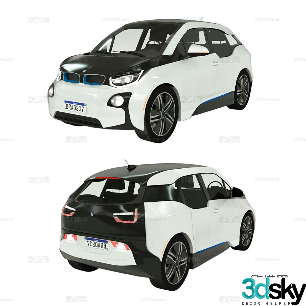 BMW i3 3d model