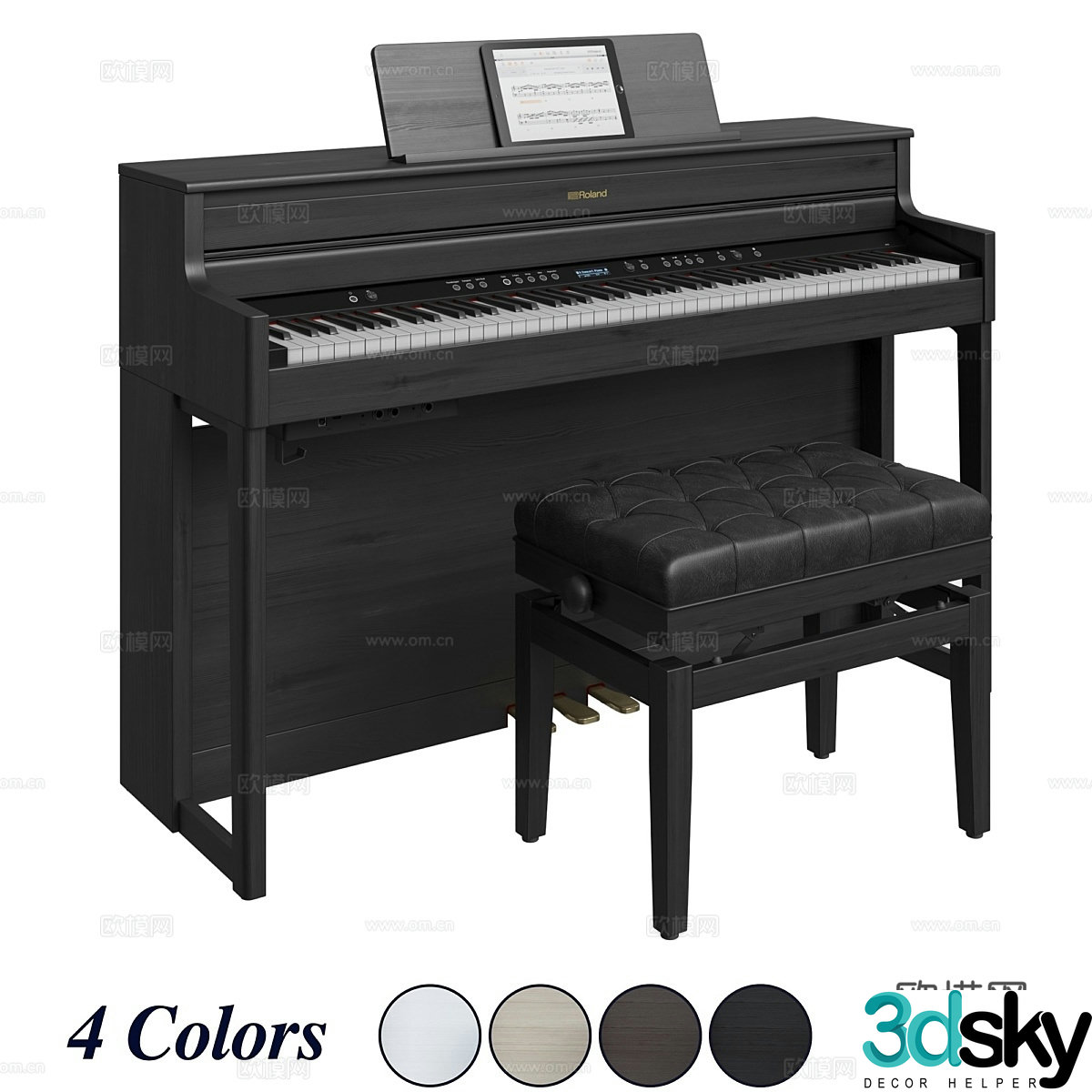 Roland HP 704 3d model