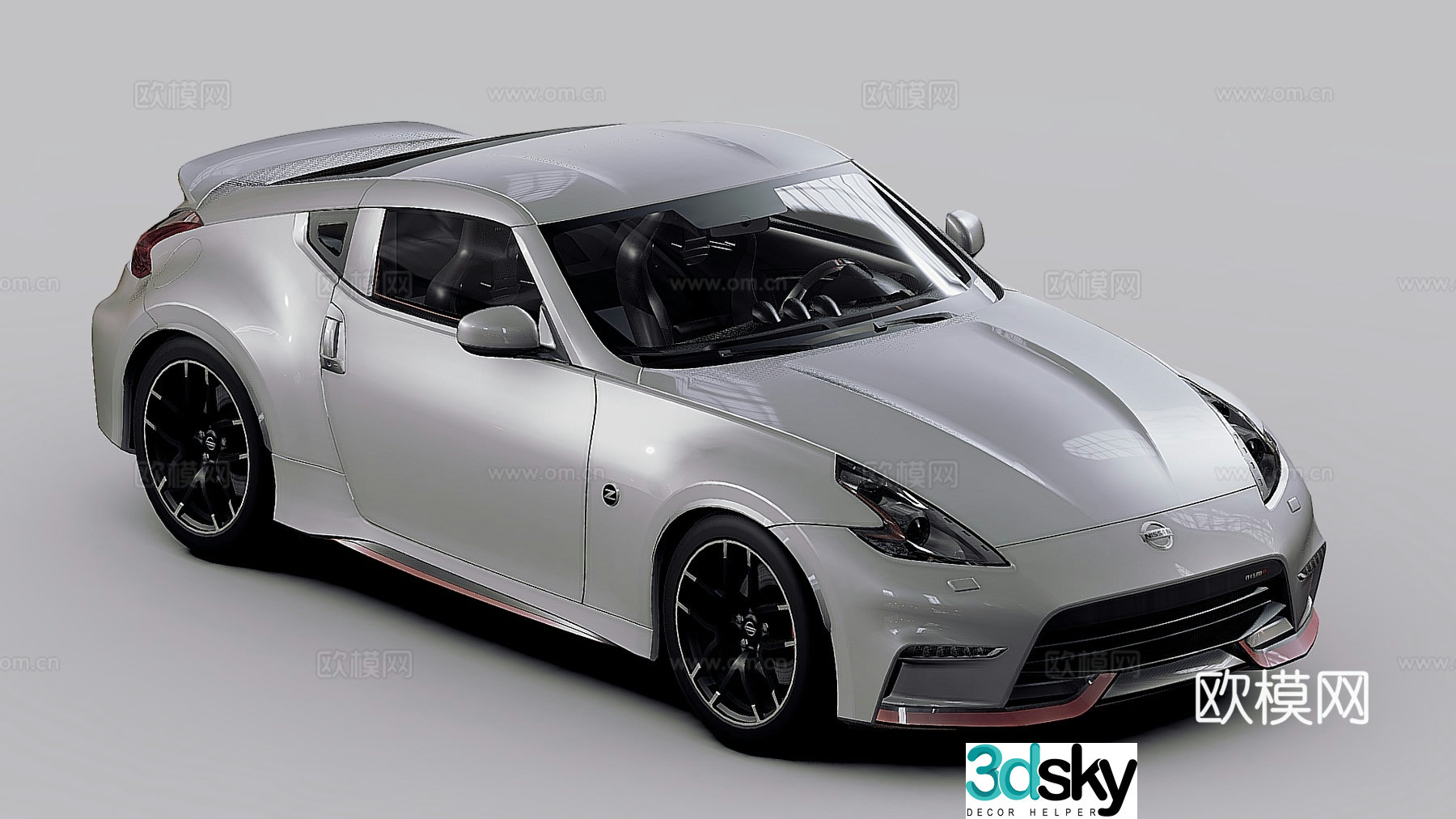 modern car sports car luxury car race car 3d model
