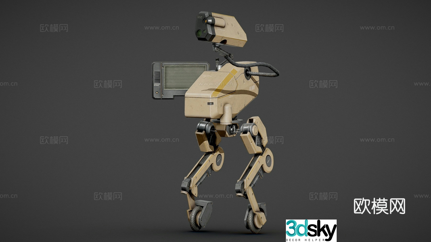 industrial robot intelligent machine embodied intelligence humanoid robot 3d model
