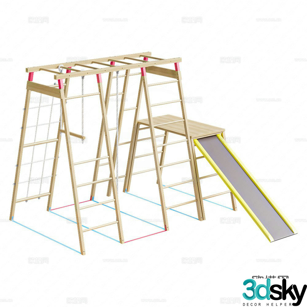 Children's play equipment 3d model