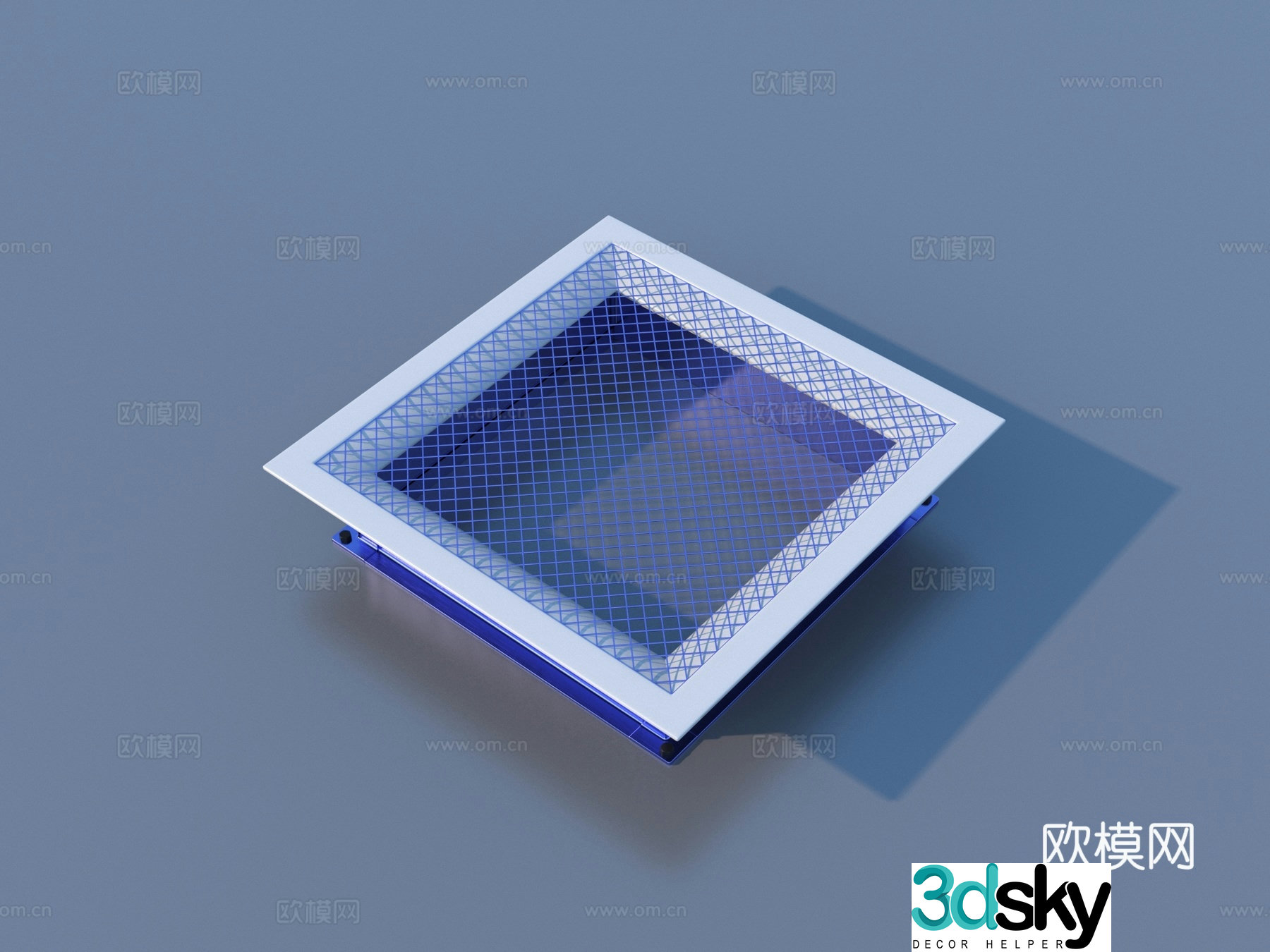 Air exhaust outlet 3D model